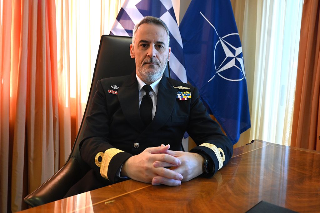 Commodore Pavlos Angelopoulos HN NMIOTC Commandant